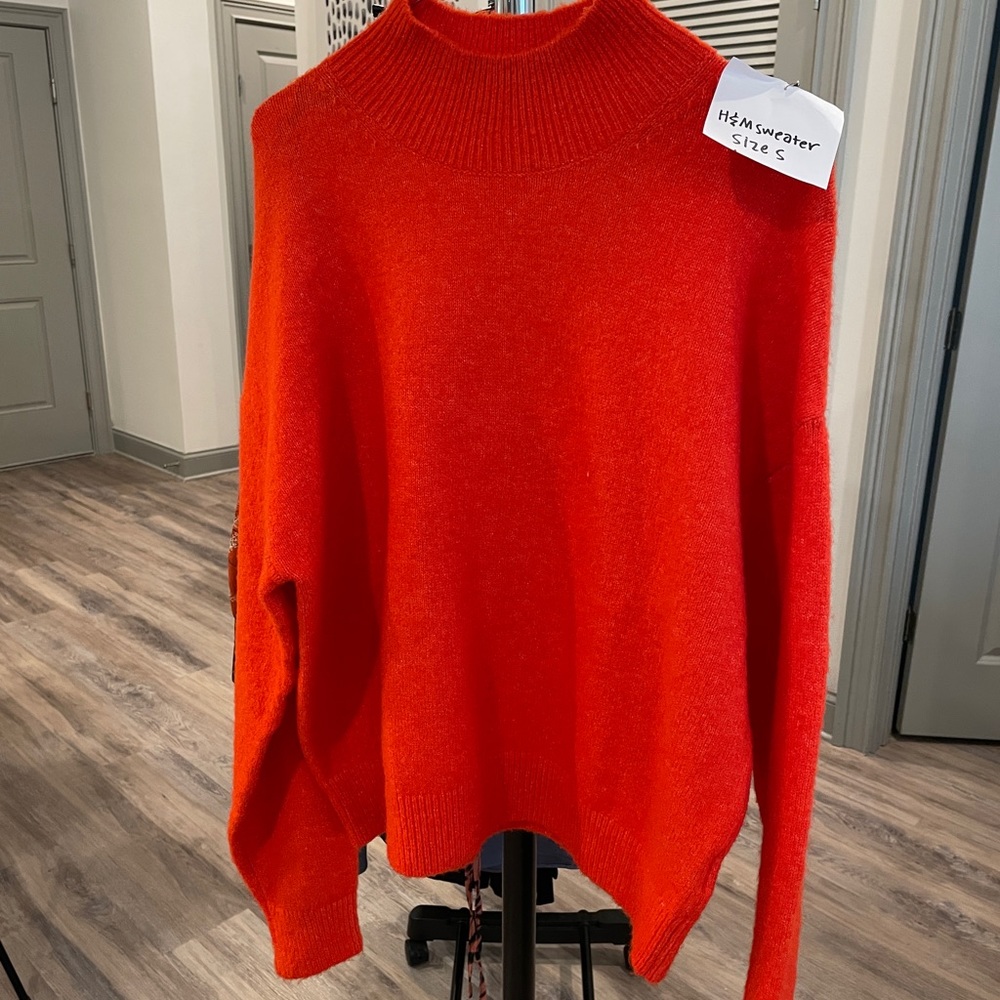 Bright Orange Sweater